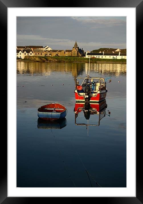 Port Ellen Framed Mounted Print by Tommy Reilly