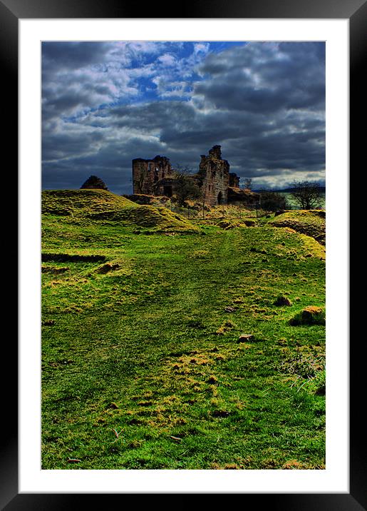 the Ruins Framed Mounted Print by Tommy Reilly