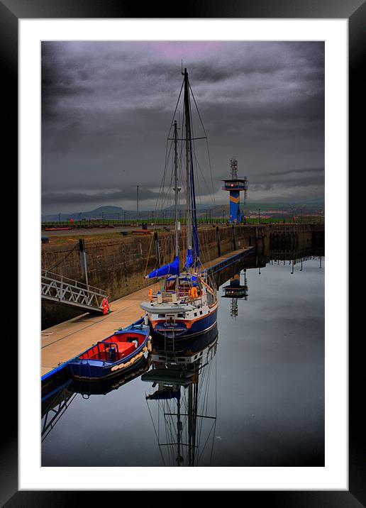 Ardrossan Marina Framed Mounted Print by Tommy Reilly
