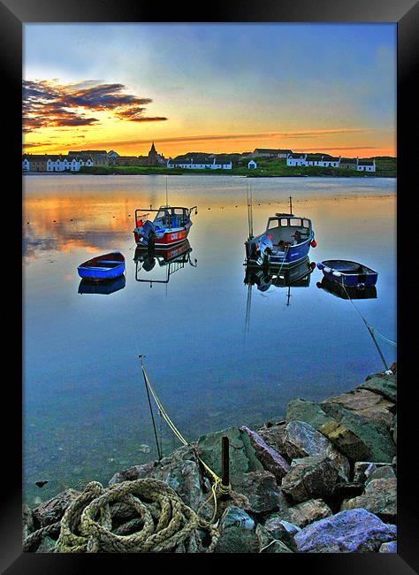 Fishing boats Framed Print by Tommy Reilly