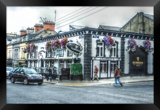 Irish Rugby Pub Limerick Ireland Framed Print by Matthew Laming