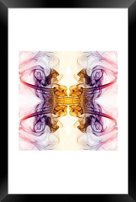 Smokey butterfly 2 Framed Print by Steve Purnell