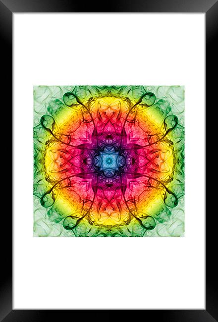 Smoke Art 47 Framed Print by Steve Purnell