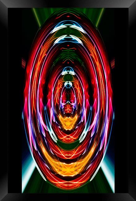 Into the Vortex Framed Print by Steve Purnell