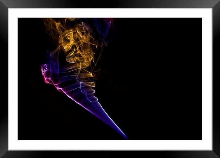 Smokey 12 Framed Mounted Print by Steve Purnell