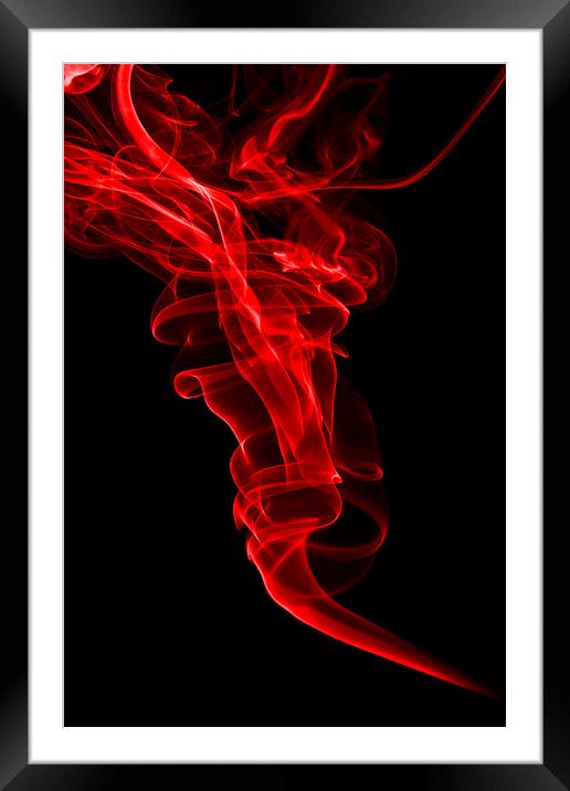 Red One Framed Mounted Print by Steve Purnell
