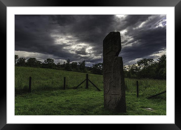 The Maiden Stone Framed Mounted Print by Douglas McMann