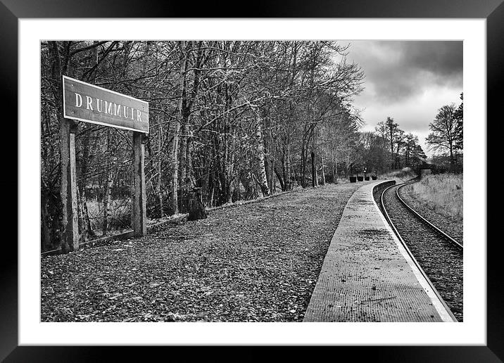 The next train arriving.... Framed Mounted Print by Douglas McMann