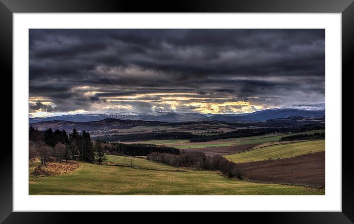 Crò Mhàrr, The Sheepfold of Mar Framed Mounted Print by Douglas McMann