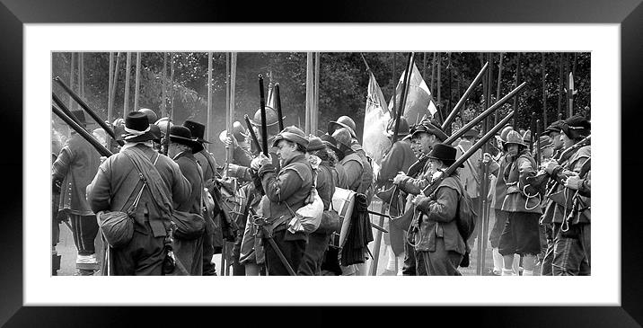 Pikes and muskets Framed Mounted Print by Carol Young