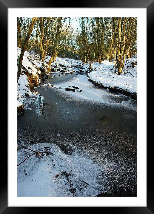 Wintery Fife Framed Mounted Print by Bob Legg