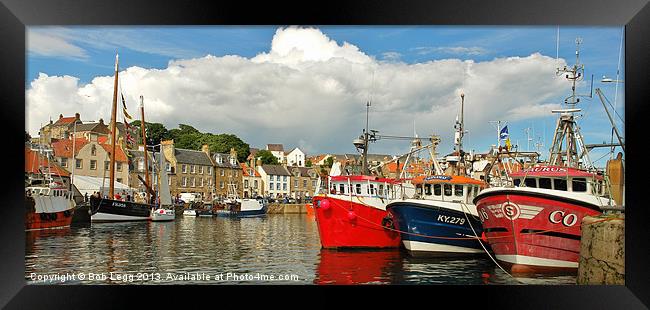 The Fleet Pittenweem Framed Print by Bob Legg