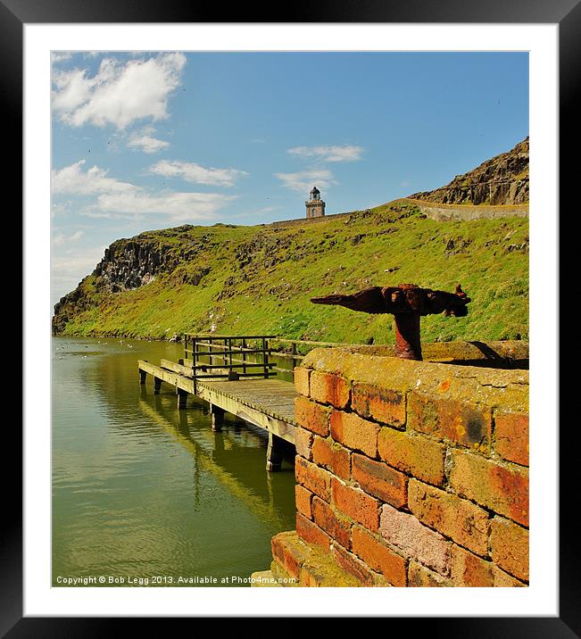 Jetty on the May Framed Mounted Print by Bob Legg