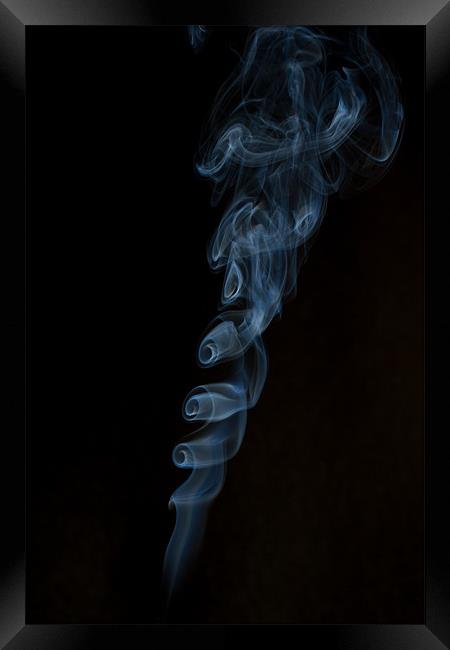 smoke Framed Print by steven sparkes