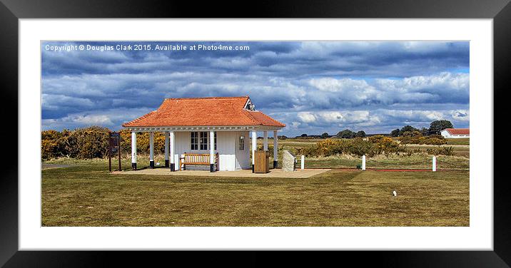  Turnberry Golf Course Ailsa Starters Hut Framed Mounted Print by Douglas Clark