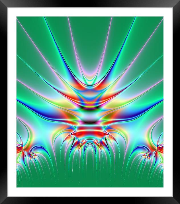 Imperial Palace Framed Mounted Print by Abstract  Fractal Fantasy