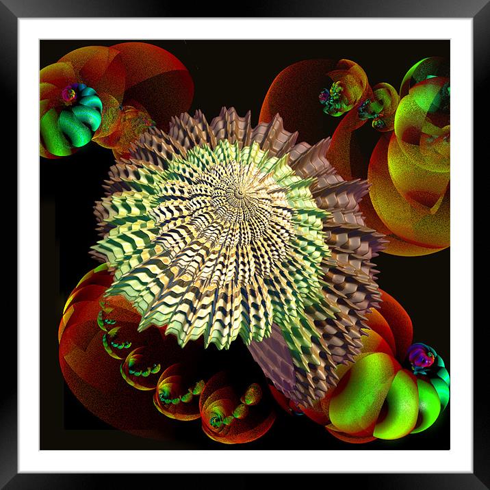 Its life Jim, but not as we know it! Framed Mounted Print by Abstract  Fractal Fantasy