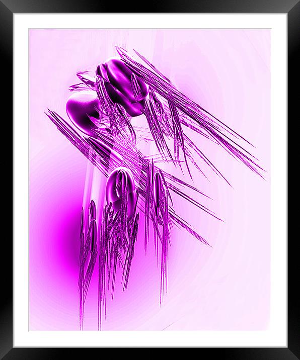 Seems Like For Ever Framed Mounted Print by Abstract  Fractal Fantasy