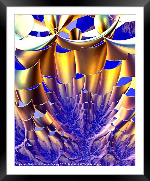 The Climb Framed Mounted Print by Abstract  Fractal Fantasy