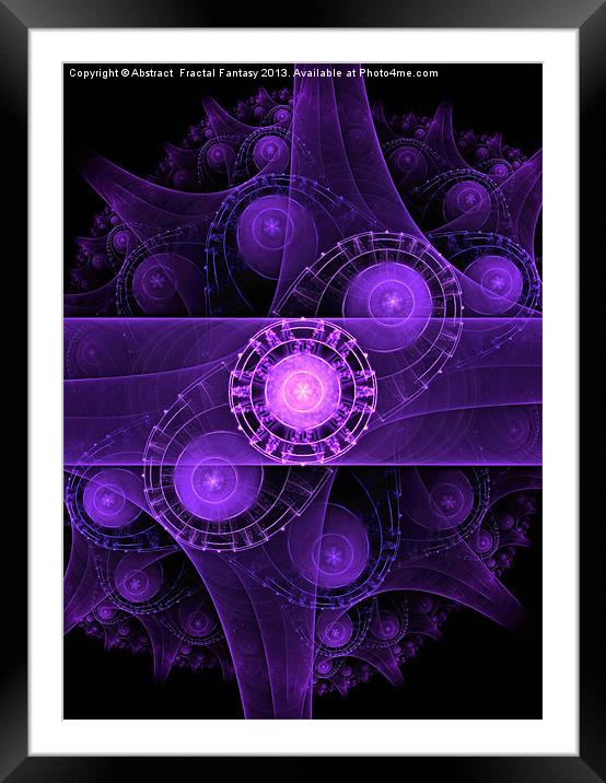 Abstract 130 Framed Mounted Print by Abstract  Fractal Fantasy