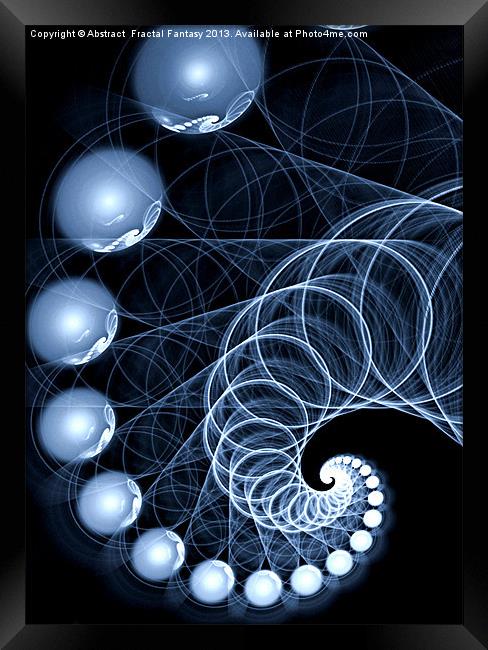 Abstract 132 Framed Print by Abstract  Fractal Fantasy