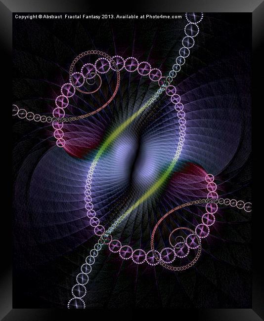 Abstract 134 Framed Print by Abstract  Fractal Fantasy