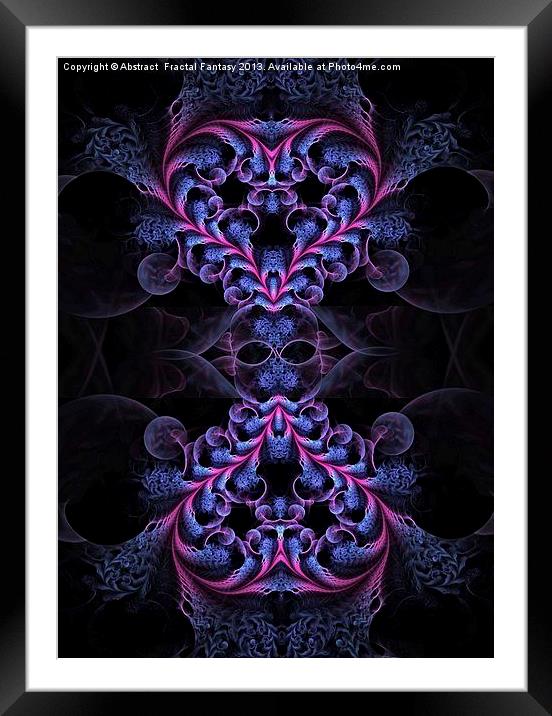 Need A Little Taste of Love Framed Mounted Print by Abstract  Fractal Fantasy