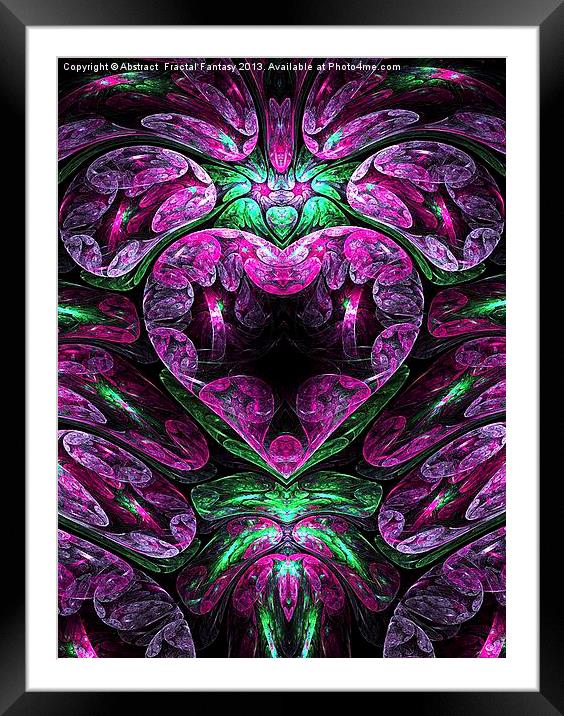 Music Is The Doctor Framed Mounted Print by Abstract  Fractal Fantasy