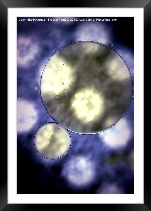 Moon Walk Framed Mounted Print by Abstract  Fractal Fantasy