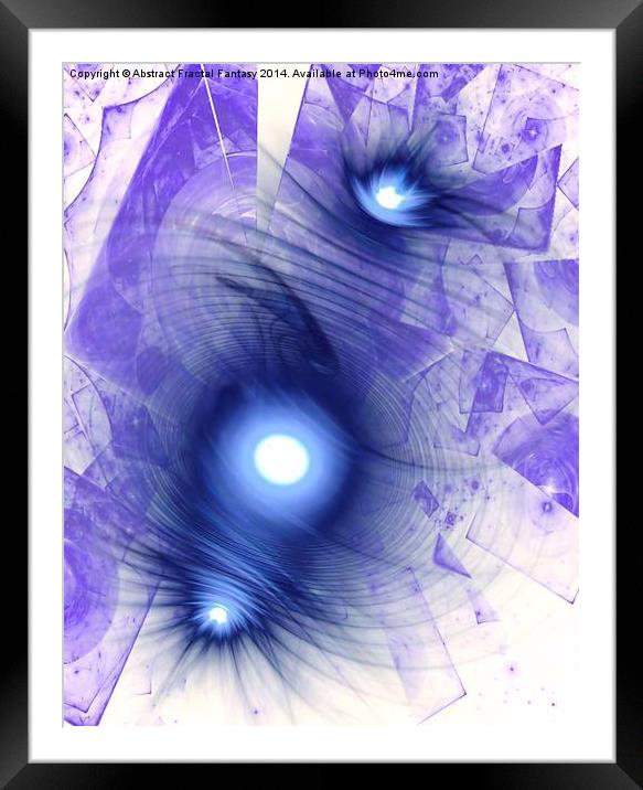  Summer Solstice Framed Mounted Print by Abstract  Fractal Fantasy