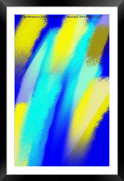  Abstract Pop Art Flames Framed Mounted Print by Abstract  Fractal Fantasy