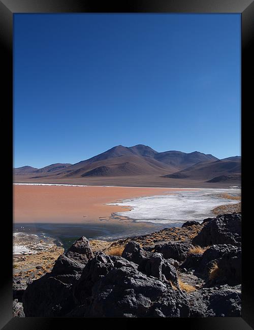 Bolivian Salt Flats Framed Print by Belinda Cook