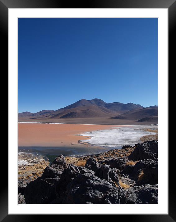 Bolivian Salt Flats Framed Mounted Print by Belinda Cook