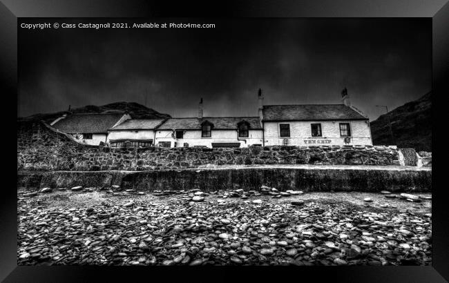 Ship Inn a Storm Framed Print by Cass Castagnoli