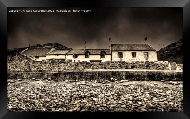 Ship Inn a Storm Framed Print by Cass Castagnoli