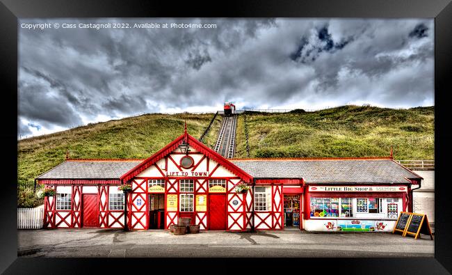 The Little Big Town - Saltburn by the Sea Framed Print by Cass Castagnoli