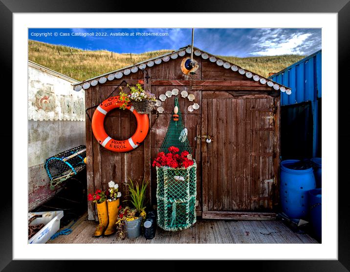 Cruden Bay - Aberdeenshire Framed Mounted Print by Cass Castagnoli