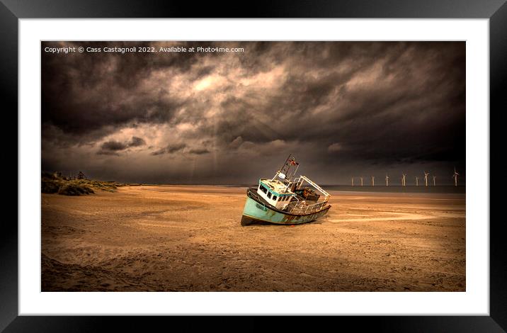 The Boat Framed Mounted Print by Cass Castagnoli