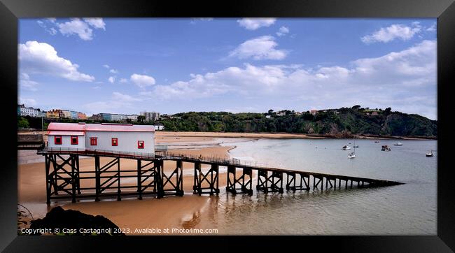 Tenby - Wales Framed Print by Cass Castagnoli