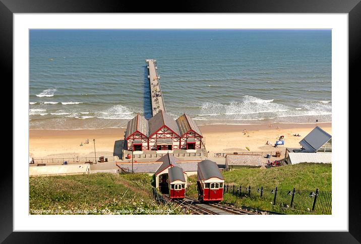 Here comes Summer - Saltburn-by-the-Sea Framed Mounted Print by Cass Castagnoli