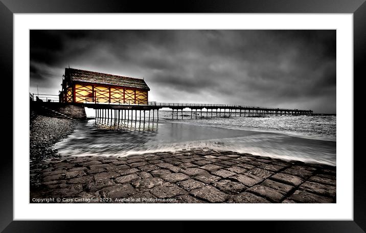 The Awakening - Saltburn-by-the-Sea Framed Mounted Print by Cass Castagnoli