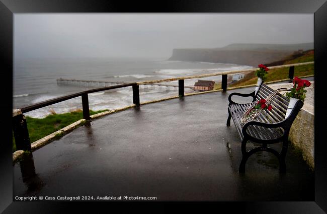 Sounds of the Sea - Saltburn-by-the-Sea Framed Print by Cass Castagnoli