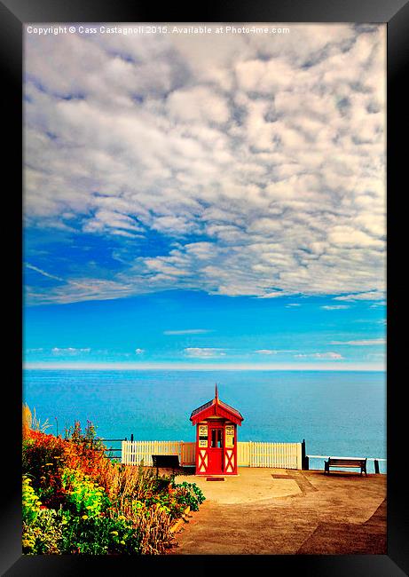 Nothing but Blue Skies Framed Print by Cass Castagnoli
