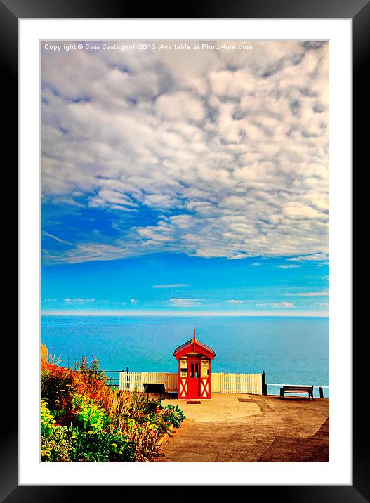 Nothing but Blue Skies Framed Mounted Print by Cass Castagnoli