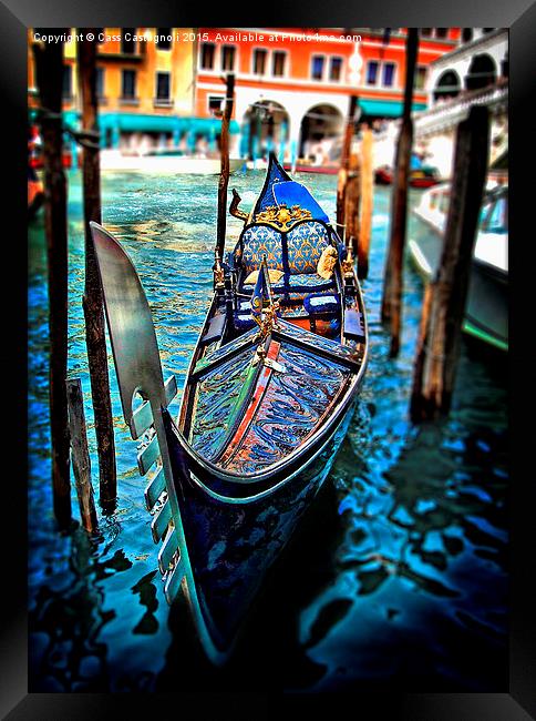 Ah Venice Framed Print by Cass Castagnoli