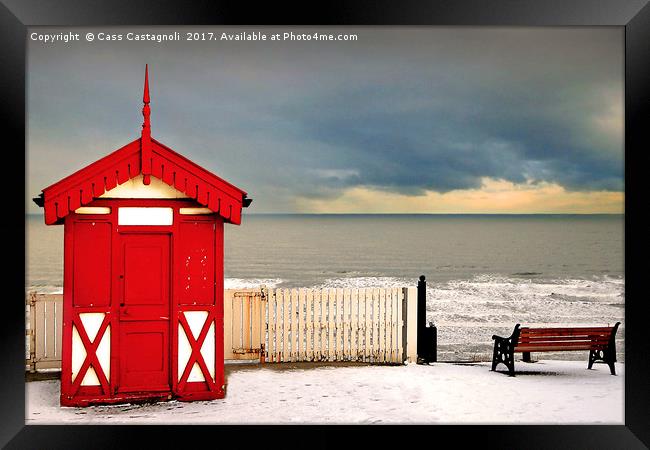 Seat with a View Framed Print by Cass Castagnoli