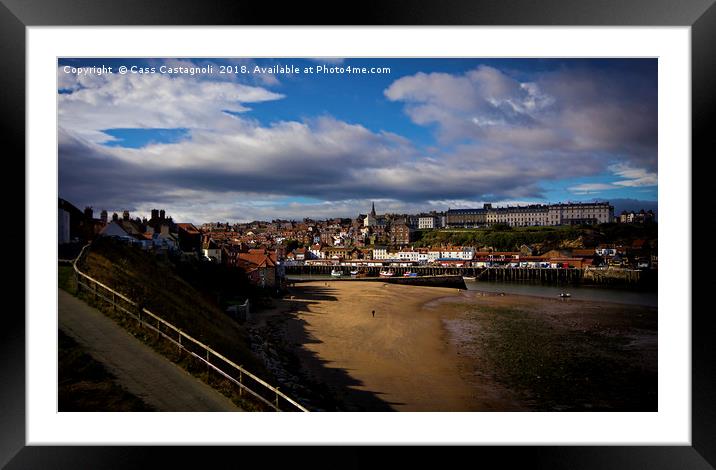 Whitby Framed Mounted Print by Cass Castagnoli
