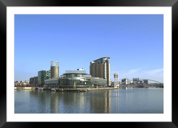 Lowry Centre, Salford Quays, Manchester Framed Mounted Print by Alastair Wallace