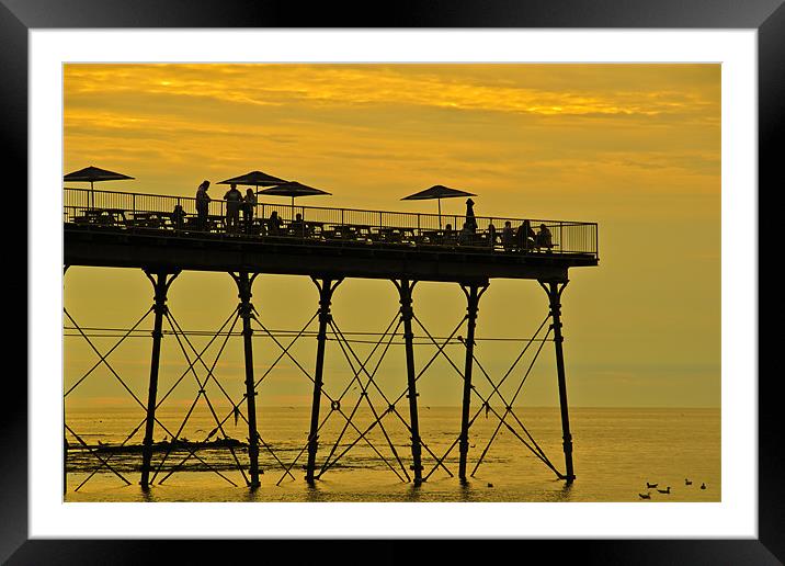 Sunset Aberystwyth Framed Mounted Print by Tracey Selby
