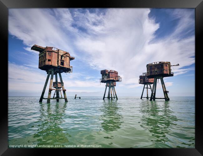 Maunsell Forts Framed Print by Wight Landscapes